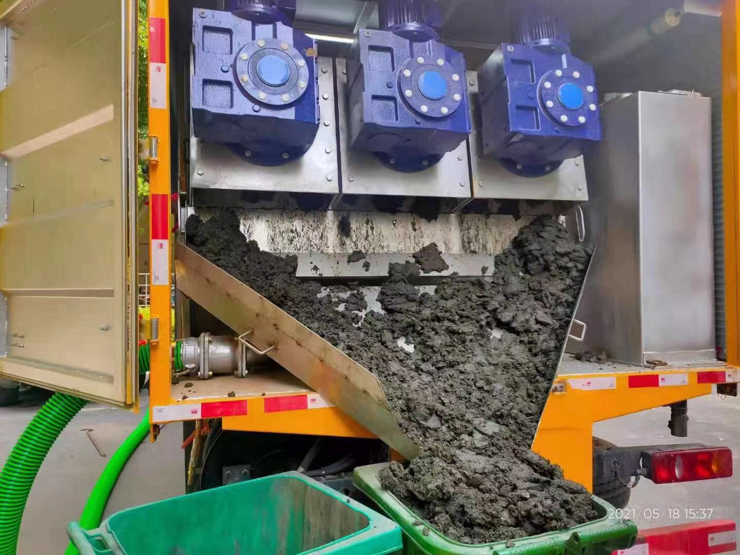 万载化粪池清掏城市维护站-泥浆净化干湿分离处理